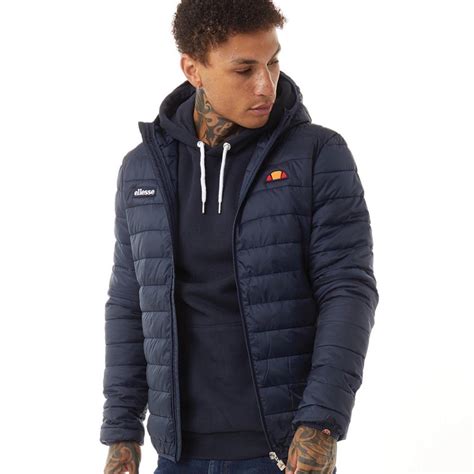 Buy Ellesse Mens Lombardy Padded Jacket Navy