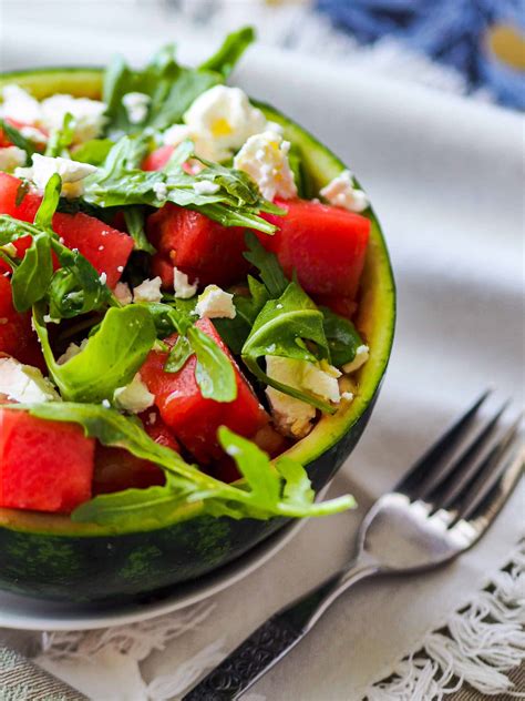 Fresh Watermelon Feta Salad Recipe