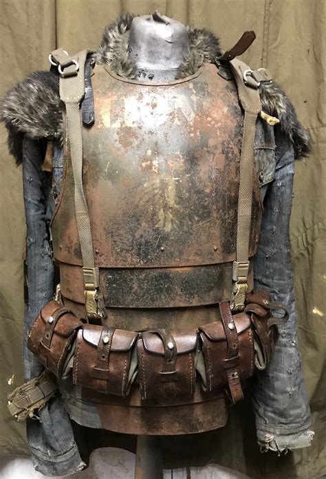 Dust monkey post apocalyptic trench fighter armour and harness work in ...