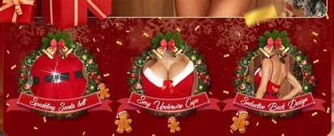 Rslove Women Christmas Lingerie Sexy Santa Satin Lingerie Set Sexy Babydoll Chemise Red S At