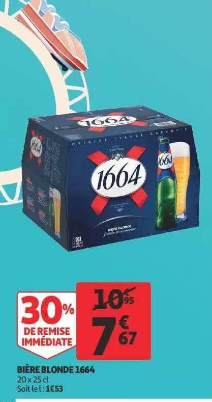 Promo Biere Blonde Chez Auchan Icatalogue Fr