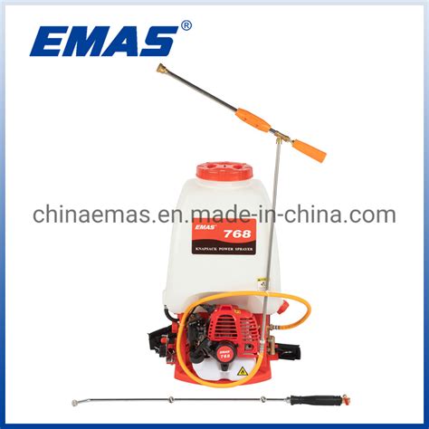 Emas Gasoline Power Backpack Knapsack Power Sprayer Em768 China Power