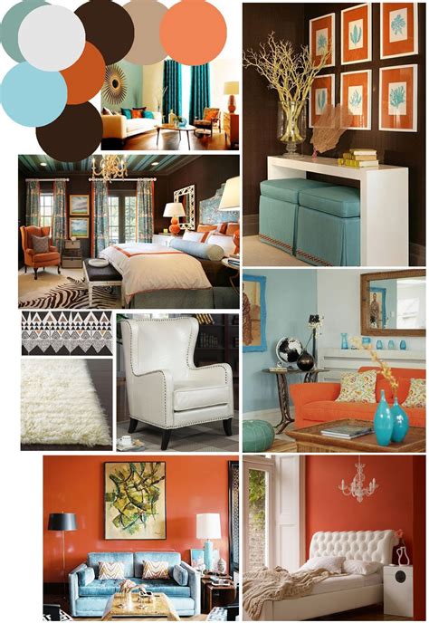 Colors To Go With Burnt Orange Curtains Mr Kate Color Palette