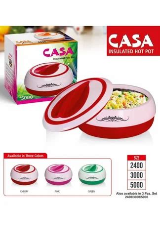 Casa Insulated Hot Pot Plastic At Piece In Meerut ID