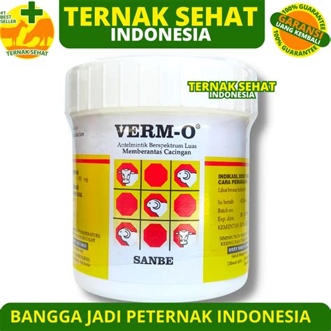 Jual Verm O Bolus Bolus Toples Obat Cacing Sapi Kuda Paling