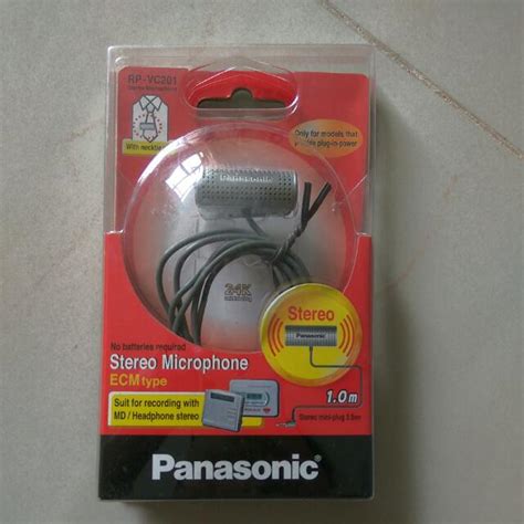 Panasonic Stereo microphone, Audio, Microphones on Carousell