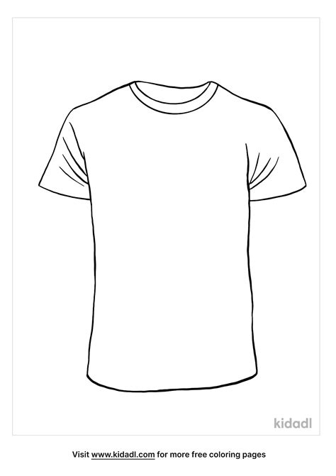 Coloring Pages Of Shirts