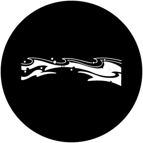 T865 Waves | Stainless Steel Gobo | Gobotech