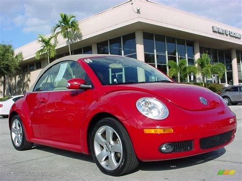 2006 Salsa Red Volkswagen New Beetle 2 5 Convertible 21921839 Photo 5