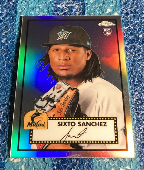 Topps Chrome Platinum Anniversary Prism Refractor Sixto