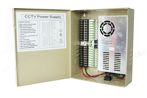 Snapklik 18 Channel Output Port 12V DC Max 29A CCTV PTC Fuse