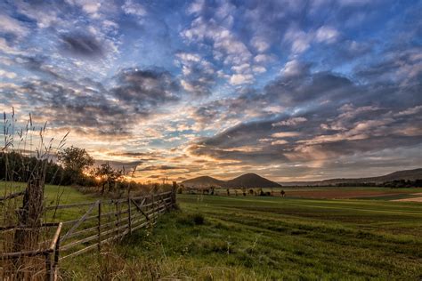 landscape wide angle sunset  photo  pixabay