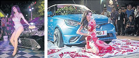 Bangkok Post Sitting Pretty The Naked Truth Behind Motor Show Models