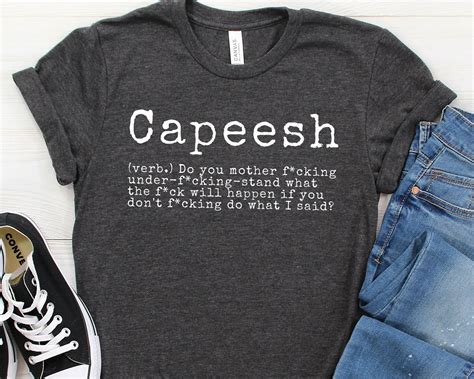 Capeesh Italian Shirt Italian T Funny Italian Mafia Etsy