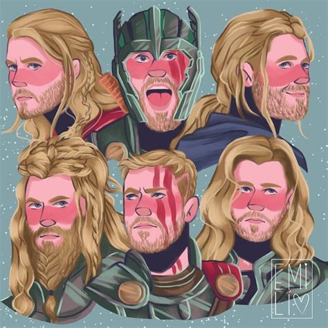 Emily. na Instagramu: „The son of Odín 😏 #thor #thorgodofthunder # ...