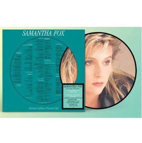 Samantha Fox Samantha Fox Limited Edition Picture Disc Lp Jpcde
