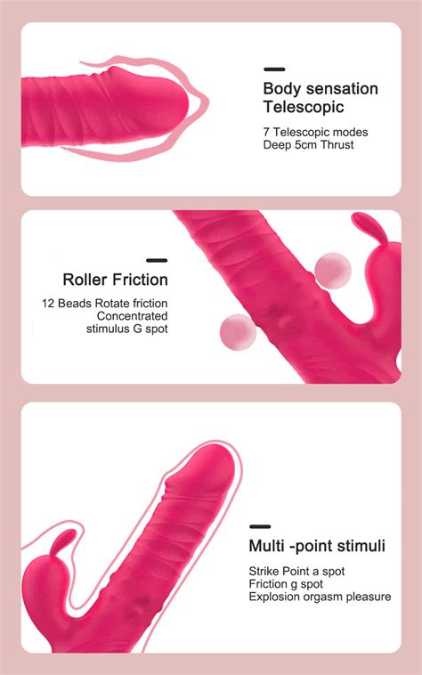 Thrusting Dildo With Clit Vibrator Triple Stimulation Mr Dildo