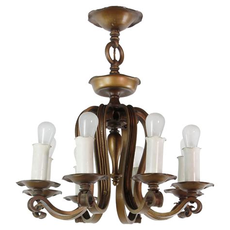 Classic Arts And Crafts Chandelier At 1stdibs