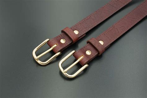 full grain leather dress belt   usa buffalo billfold company