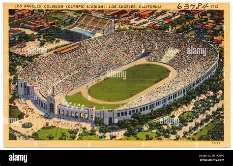 Los Angeles Coliseum Olympic Stadium Los Angeles California