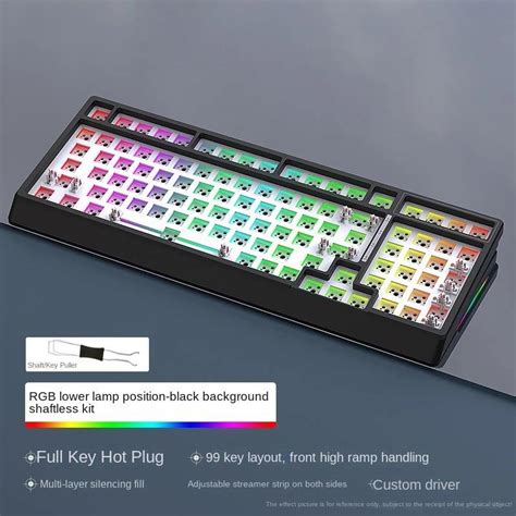 Mathew Tech Yg Three Mode Mechanical Keyboard Barebone Layout Hot Swap Rgb Gaming Keyboard