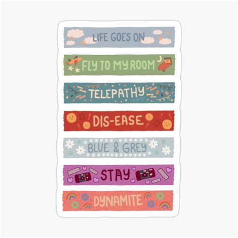 Be Washi Tape Sticker For Sale By Aaalou Print Stickers Pop
