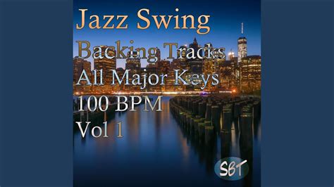 Jazz Swing Backing Track In C Major Bpm Vol Youtube