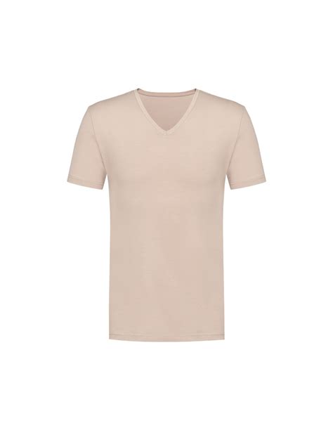 Mey Heren T Shirt Comfort Cotton Nude