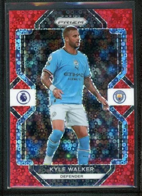 2022 23 KYLE WALKER 14 49 Panini Prizm Premier League Disco Red EUR 11