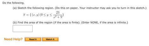 Solved Do the following. (a) Sketch the following region. | Chegg.com 