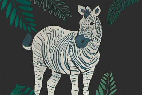 Jungle Zebra | Skillshare Student Project