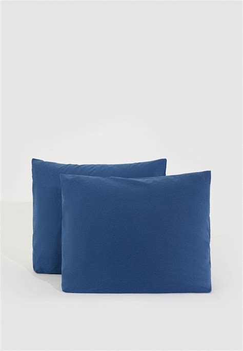 Наволочки 2 шт. Lamoda Home ПОПЛИН, 70х70 см, цвет: синий, RTLACZ687601 ...