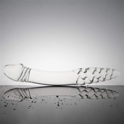 Godemichets Double Dong Double Godes En Verre Roluck Anal Dildo Crystal Penis Butt Plug