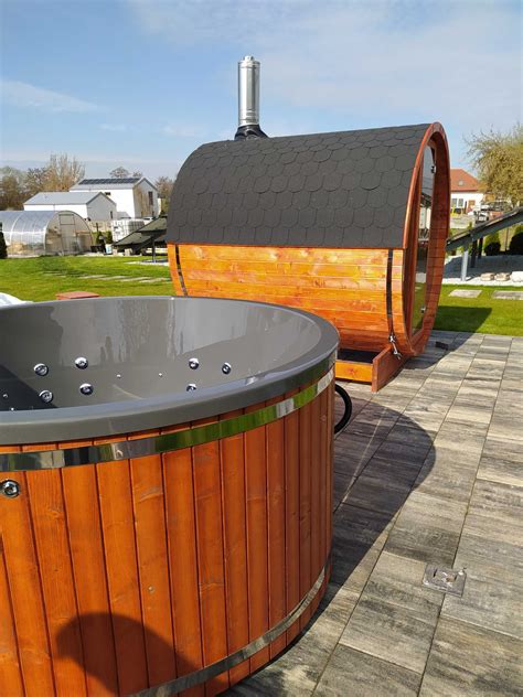 Balia ogrodowa Premium gorąca beczka ruska bania hot tube jacuzzi