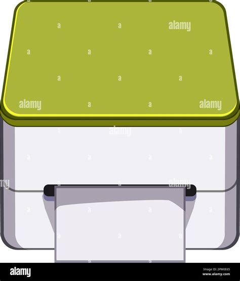 Roll Label Printer Cartoon Vector Illustration Stock Vector Image And Art