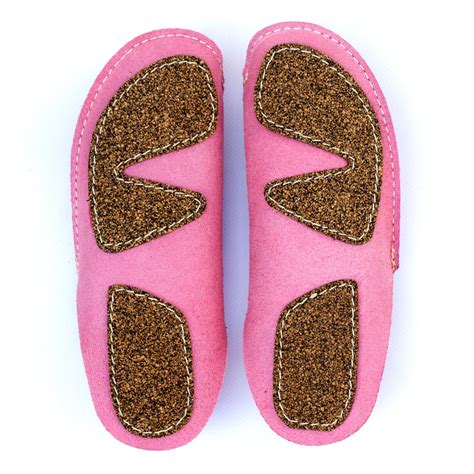 Pink Leather Slippers For Women By Cp Slippers Luxe