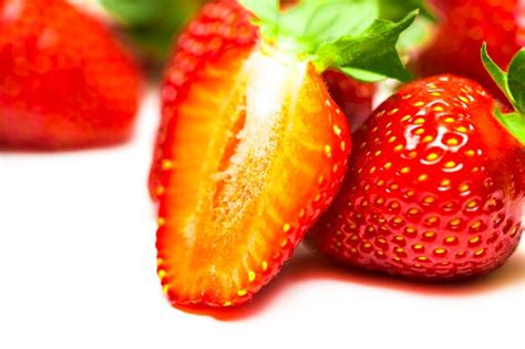 Premium Photo A Set Of Fresh Strawberry Isolated On White Background