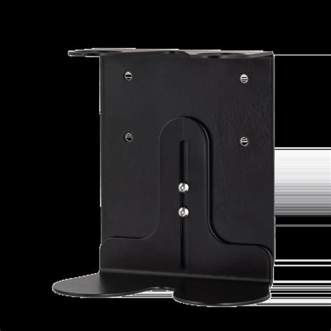 Black Double Wall Mounted Soap Bottle Holder Black Double Bottle Holder
