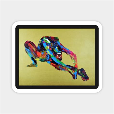 Yoga Pose Nude Woman Thunderbolt 873 Yoga Magnet TeePublic