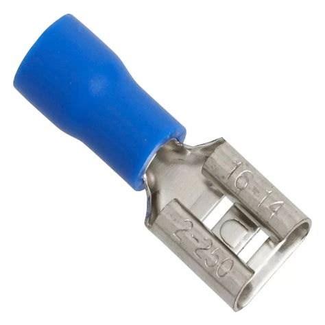 Terminal Pre Isolado Fêmea 1 50 até 2 50mm² Azul 100 Peças Luxtil