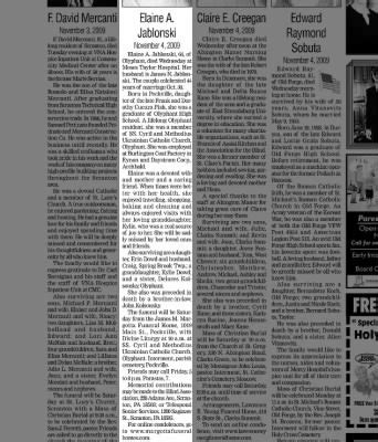 Obituary For Elaine A Jablonski Aged 64 Newspapers