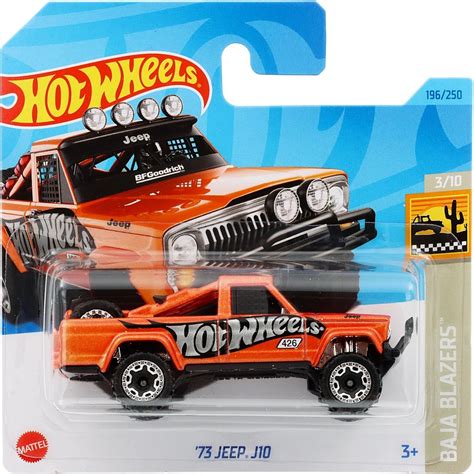 Jeep J Baja Blazers Orange Hot Wheels