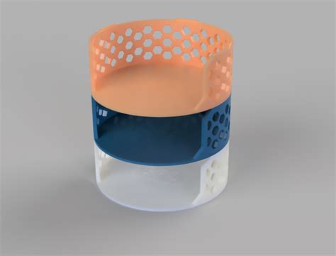 Round Sand Paper Holder Stackable By Sokofabco Download Free Stl