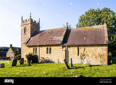 Evening Light On The Church Of St James In The Cotswold Village Of