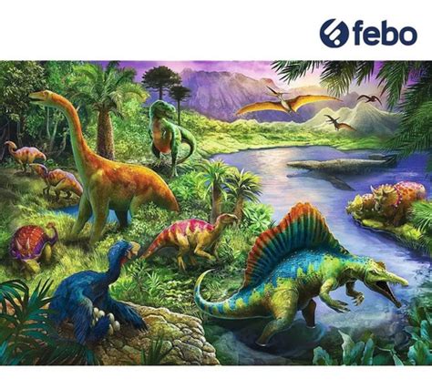 Rompecabeza Trefl Dinosaurios 260 Piezas 60x40cm Febo FEBO