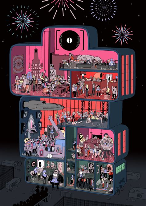 Berlin’s Iconic Nightlife Illustrated by Virginie Kypriotis