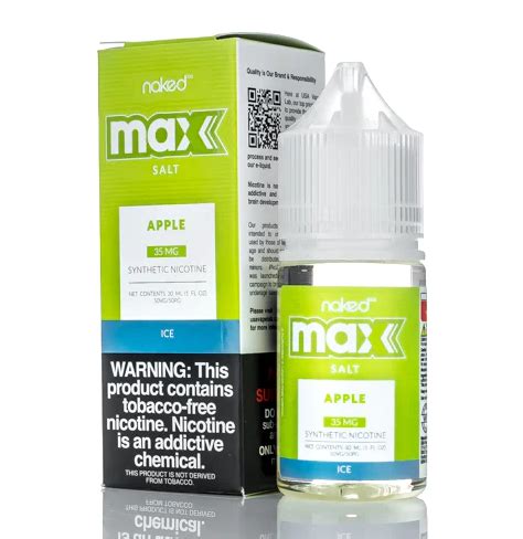 Líquido Naked Nicsalt MAX Apple Ice 30ml