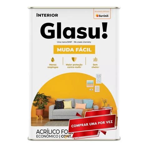 Tinta Sem Cheiro Parede - Tinta Para Parede Muda Fácil Glasu / Suvinil Sem Cheiro 18L | Shopee Brasil
