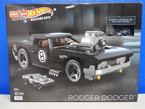 Mega Construx Hot Wheels Rodger Dodger Vehicle Construction Set Nib