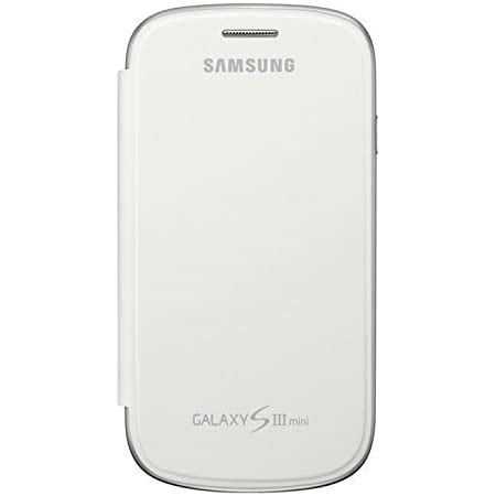 Samsung EFC 1M7FWEC Étui en cuir à rabat pour Samsung Galaxy S3 Mini